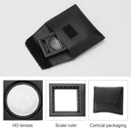 Rongon Magnifying Glass 10X Small Loupe Magnifier 4Pcs Folding Magnifiers Glass - Image 5