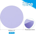 PATIKIL 4inch Circle Card Stock, Light Purple - Image 2
