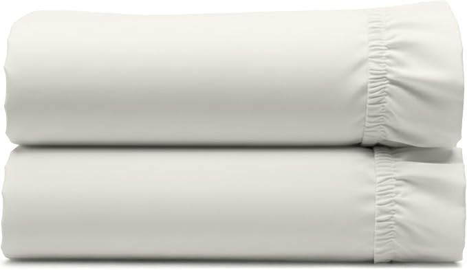 2 King Size Fitted Sheets, 400 Thread Count 100% Cotton Sateen, King Size by CaliforniaDesignDen