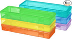 novelinks Plastic Pencil Boxes and Small Plastic Containers by novelinks