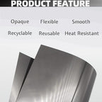 Opaque Black Plastic Sheets, 7.5mil 12” X 12” Craft PET Film, PET Stencil - Image 4