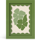 5x7 Picture Frame with Real Glass, Wooden cute 5 x 7 Photo Frame with Wavy Mat by THKRLOF