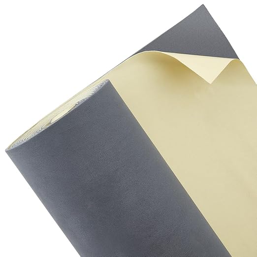 BENECREAT 118.1x7.9inch Self-Adhesive EVA Foam Roll, 2mm Thick Adhesive Craft by BENECREAT