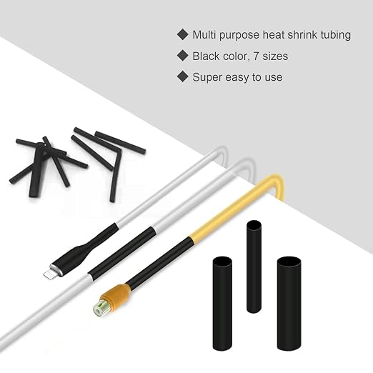 900Pcs Wire Heat Shrink Tubing Kit, Industrial Heat-Shrink Tubing - Image 6