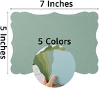 50 Pack Blank Kraft Greeting Cards, 5 Colors, 5x7IN | Thick Cardstock Paper - Image 2