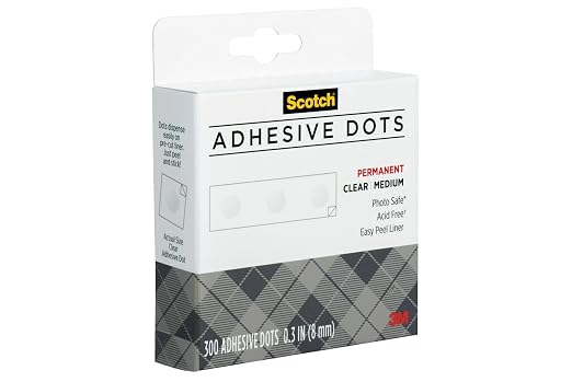 Scotch Adhesive Dots, 0.3 inches, 300 Dots/Pack, Easy Dispensing, Photo-Safe - Image 3