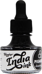 Higgins Black India Pigmented Drawing Ink by Higgins