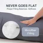 DOWNCOOL Large Body Pillow Insert- Breathable Full Body Pillow - Image 3