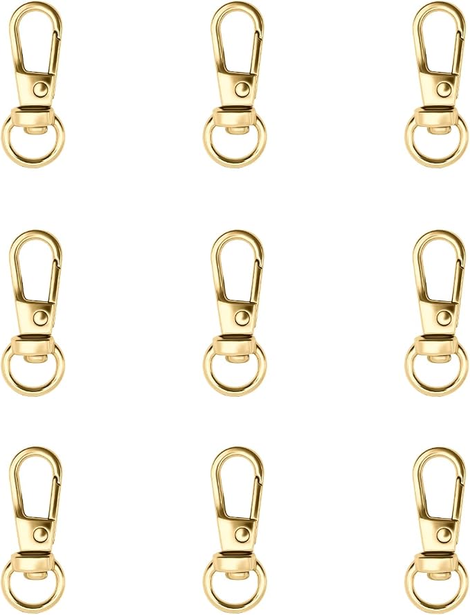12pcs Swivel Push Gate Snap Hooks Clasps by TiSuit