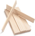 Wooden Dowels for Crafts, Wood Strips Trim Wood Slats Planks for Wall 1/4" × 2" by Coowayze