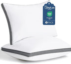 CozyLux Pillows Standard Size Set of 2, Soft Supportive Down Alternative Bed by CozyLux