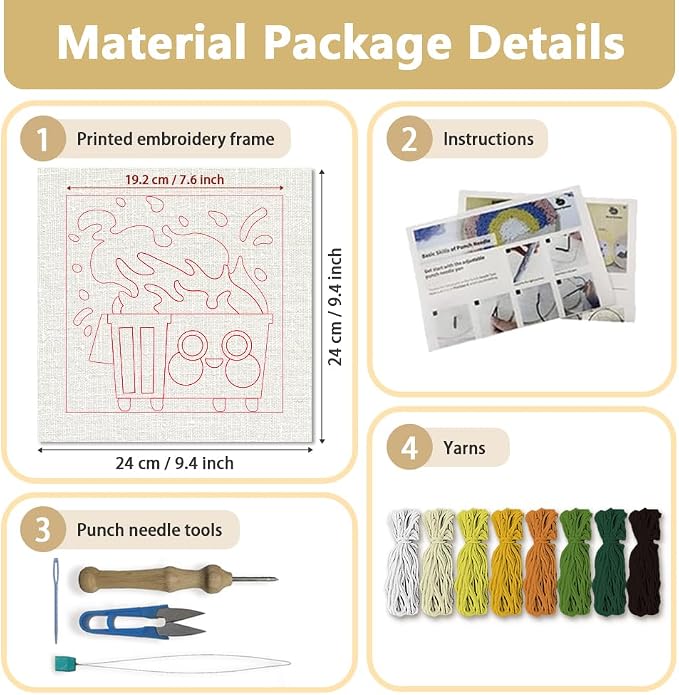 Doodlream Burning Trash Can Needle Kit - Image 2