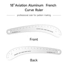 KEARING 18" Aviation Aluminum Hip Curve Ruler - Image 3