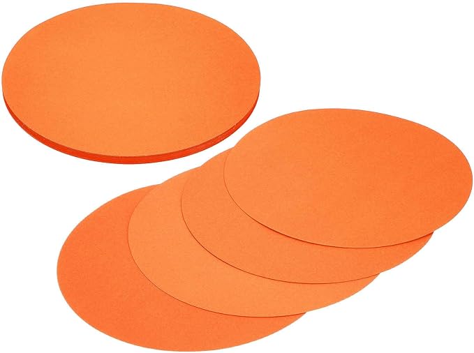 MECCANIXITY 24 Pcs Circle Card Stock, 8.3 Inch Round Cutouts Paper Thick by MECCANIXITY