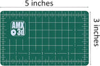 Self-Healing Cutting Mat 3.5 x 5 inch Double-Sided Gridded Surface - Image 2