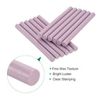 MECCANIXITY 12 Pcs Dark Pink Cylinder Sealing Wax Stick Glue Gun Wax Seal Rod - Image 3
