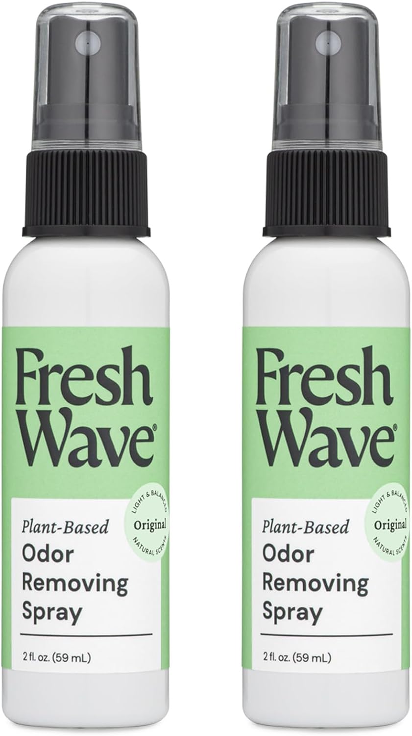 Fresh Wave Original Scent Odor Eliminator Spray & Air Freshener, 2 fl. oz. Travel Size (Pack of 2)