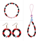 YMSDZHL 6000+PCS Clay Beads Bracelet Making Kit, 24 Color DIY Flat Preppy Beads - Image 9
