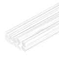 MECCANIXITY 10pcs Acrylic Square Rods 1/4" x 12" Clear Acrylic Dowel Rods by MECCANIXITY