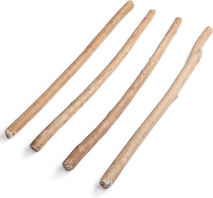 Novabright 4 Pcs 3 ft Driftwood Poles, Natural Drift Wood Decor by Unknown