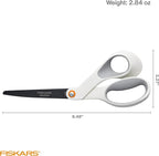 Fiskars 8" Premium Non-Stick SoftGrip All Purpose Scissors - Image 7