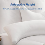 ACCURATEX Side Sleeper Pillow for Side and Back Sleepers-100% Cotton Cover - Image 5