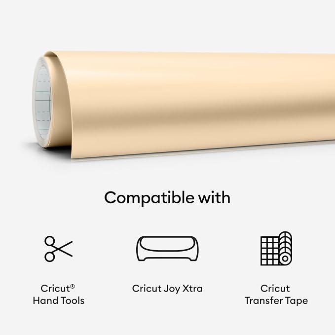 Cricut Joy Xtra Matte Metallic Smart Permanent Vinyl, Decor Projects, Decals & - Image 7