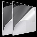Roowest 2 Pcs 29 x 59 Inch, 1/4 Inch Thick Clear Acrylic Sheet Plastic Sheet by Roowest