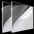 Roowest 2 Pcs 24 x 36 Inch, 1/4 Inch Thick Clear Acrylic Sheet Plastic Sheet by Roowest