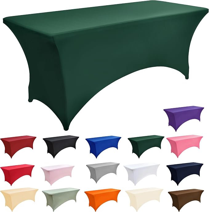 10-Pack 6ft Spandex Table Covers - Image 3