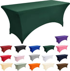 10-Pack 6ft Spandex Table Covers - Image 3