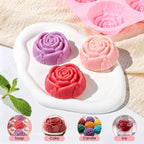 SJ Rose Soap Molds 2 Packs, Flower Design Silicone Soap Molds - Image 5