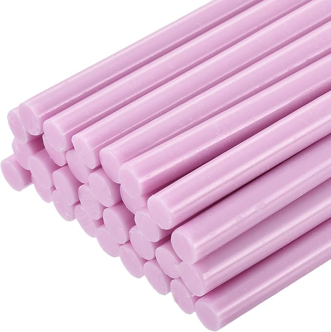 uxcell 30pcs 7mm x 200mm Full Size Hot Glue Gun Sticks 8-inch x 0.27-inch High by uxcell