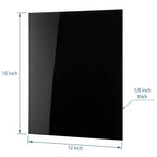 KAITELA Black Acrylic Sheet 12" x 16" Cast Plexiglass Panel 1/8" Thick Plastic - Image 3