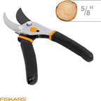 Fiskars Bypass Pruning Shears, 5/8" Cut Capacity Gardening Scissors, - Image 5