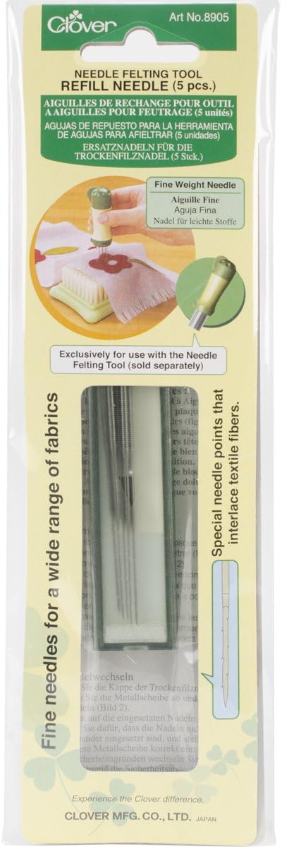 Felting Needle Tool Refill Fine Weight 5/Pkg- - Image 2