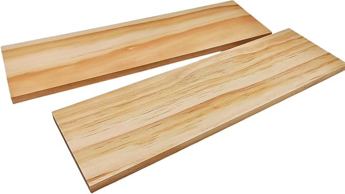 2PCS Rectangle Wood Boards Unfinished Wood Blocks - Image 7