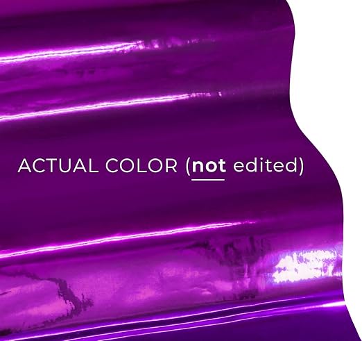 VViViD Chrome Purple Gloss DECO65 Permanent Adhesive Craft Vinyl - Image 2