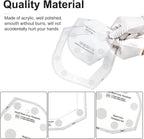 Bowl Cozy Template Cutting Ruler Set, DIY Kitchen Art Craft Acrylic Stencil Cut - Image 4
