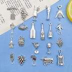 WOCRAFT 120pcs Antique Silver Wing Charms - Image 3