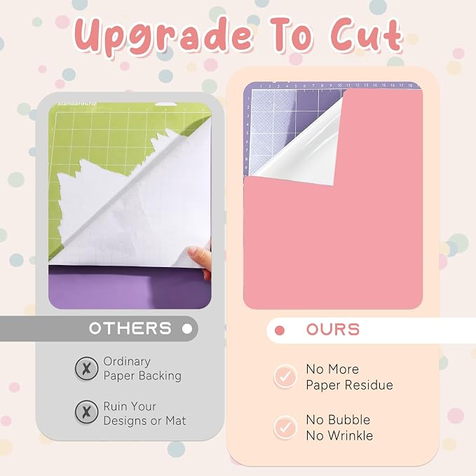 Tintnut Boho Permanent Vinyl 8 Sheets 12''x10'' Light Pink Adhesive Vinyl | - Image 4