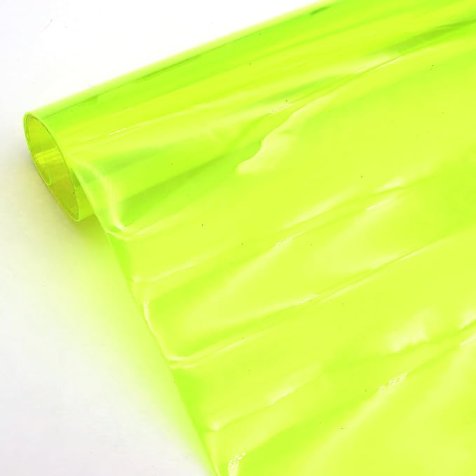 David accessories Transparent PVC Holographic Vinyl Sheets 1 Roll 11.8''x47'' by David+accessories