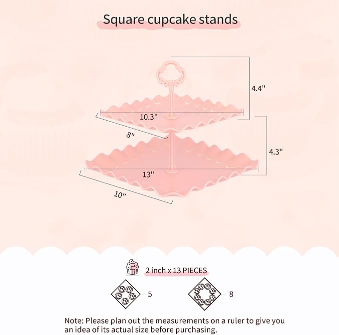 Pack of 11 NWK Cake Stand Set, - Image 2