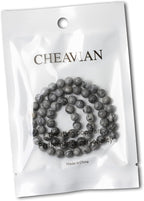 60PCS 6mm Natural Map Stone Round Loose Beads - Image 5
