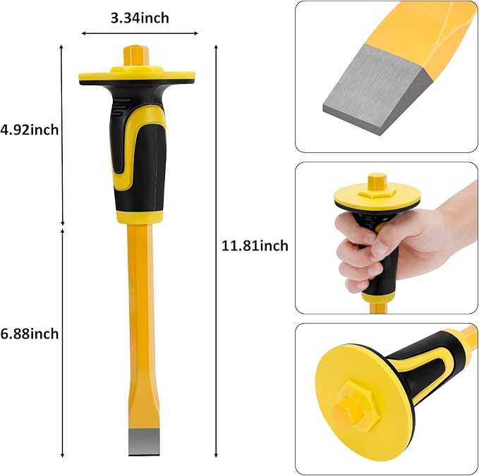 25 PCS Geology Rock Pick Equipment Kit, 28 oz. Rock Pick Hammer - Image 3