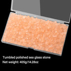 QEQEKAKA Sea Glass Stones for Crafts About 1LB Glass Pebbles Gemstones Bulk for - Image 5