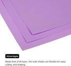 MECCANIXITY EVA Foam Sheets Light Purple 19.7 Inch x 35.4 Inch 1mm Thick Crafts - Image 5