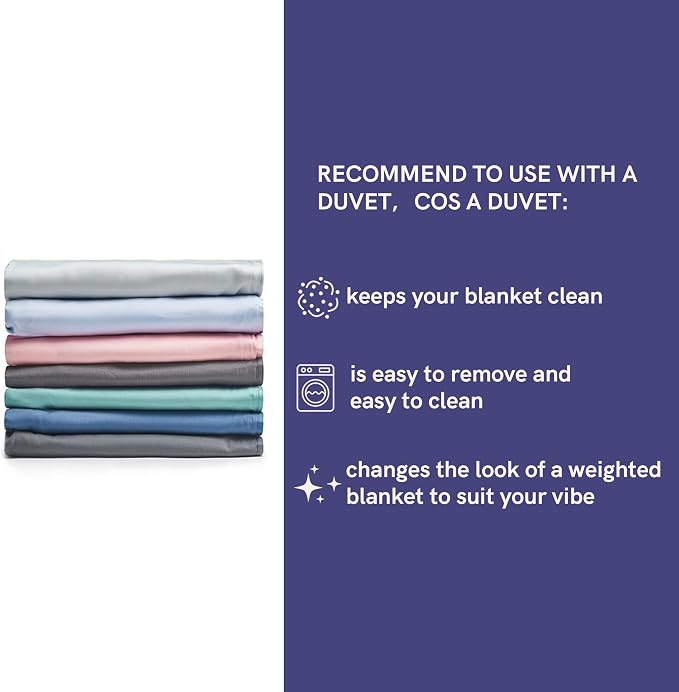 YnM Exclusive 20 lbs Weighted Blanket, Extra Heavy Cotton/Polyester Bed Blanket - Image 9