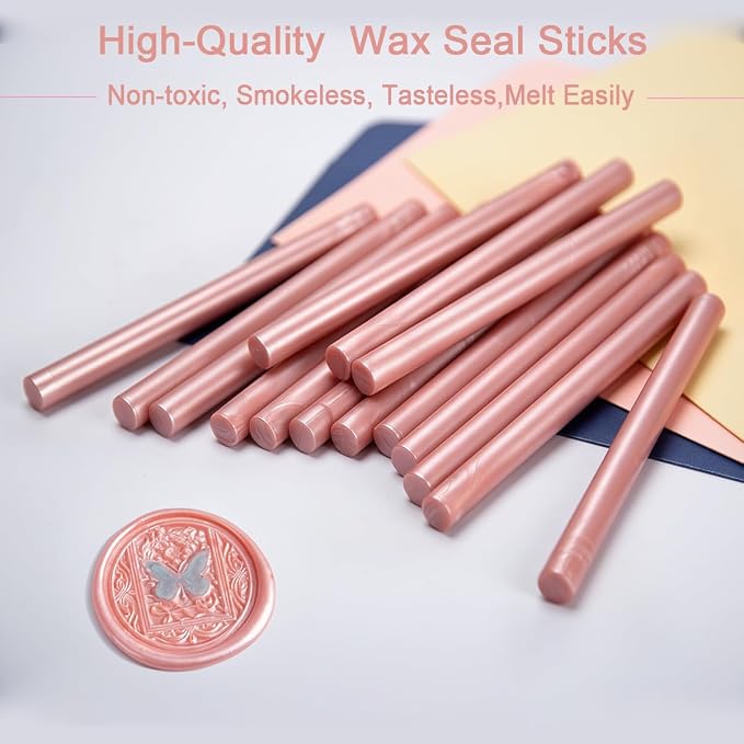 Wax Seal Stick, 15 Pieces Glue Gun Wax Seal Sticks - Image 2