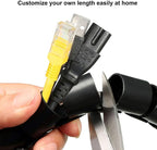 uxcell 2.8mm Flexible Spiral Cable Wrap Wire Cord Wraps Manage Cord 22M Length - Image 2